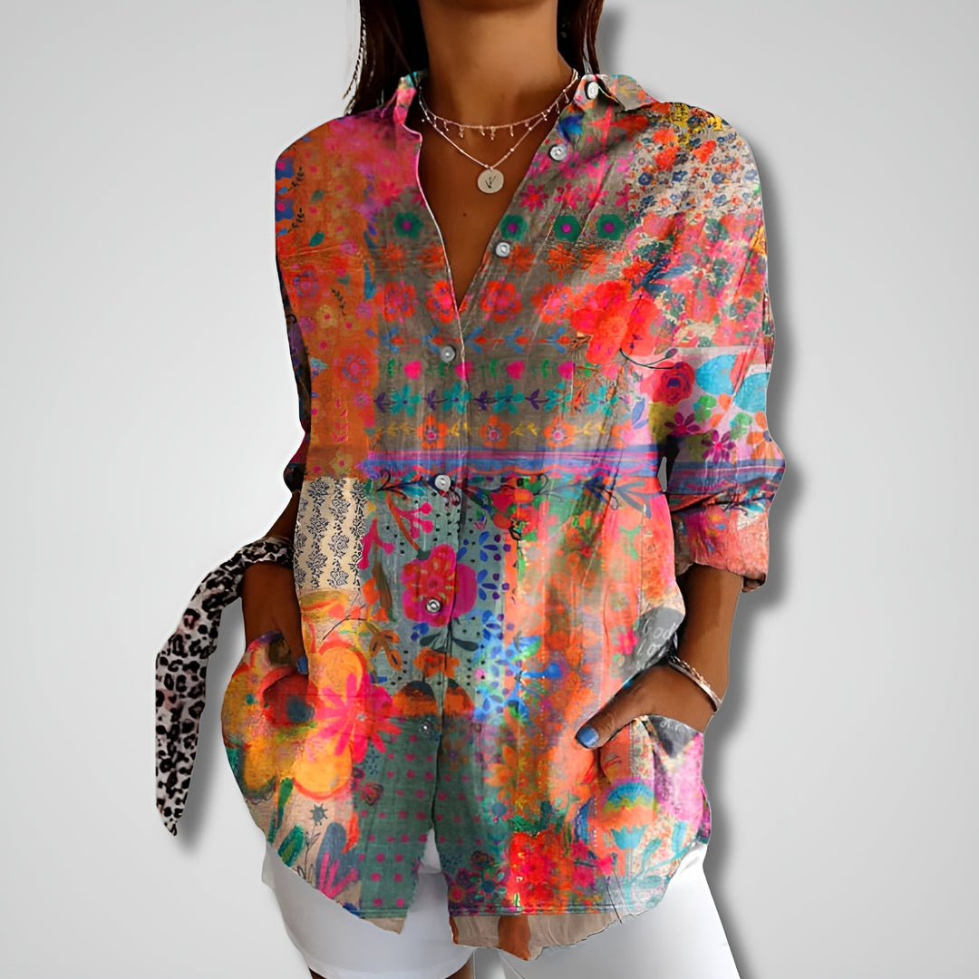 Shalom - Stylish Long Sleeve Blouse