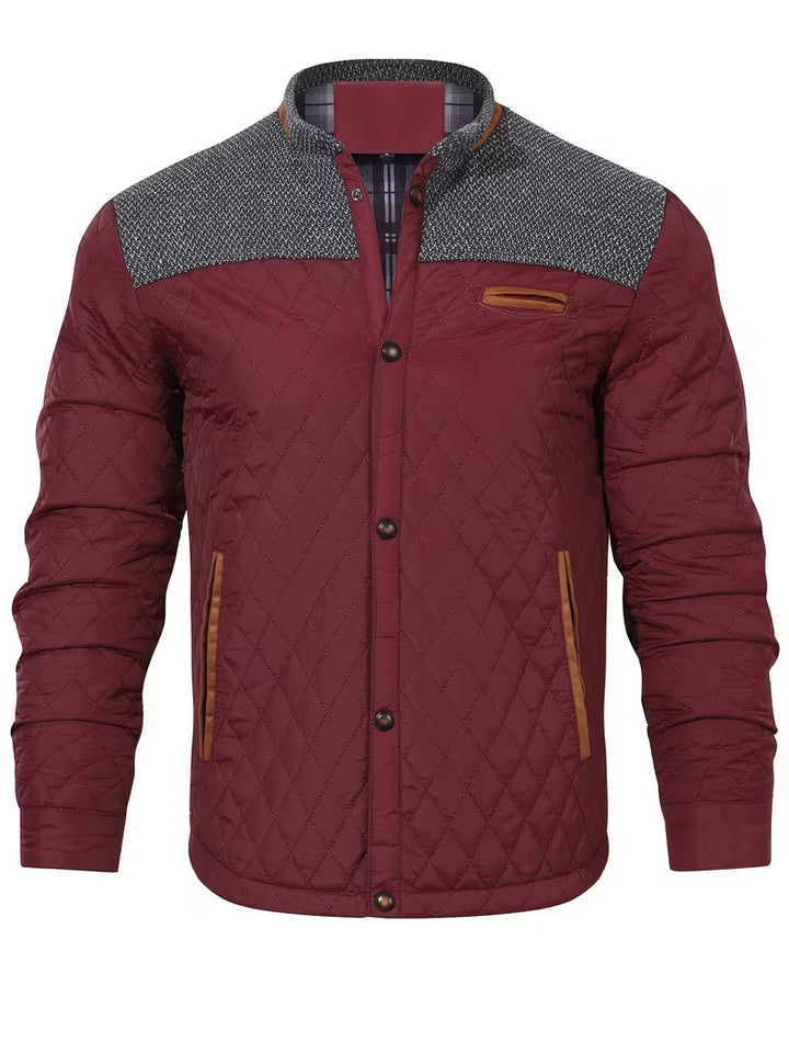 Raffin - Diamond Patchwork Puffer Jacket