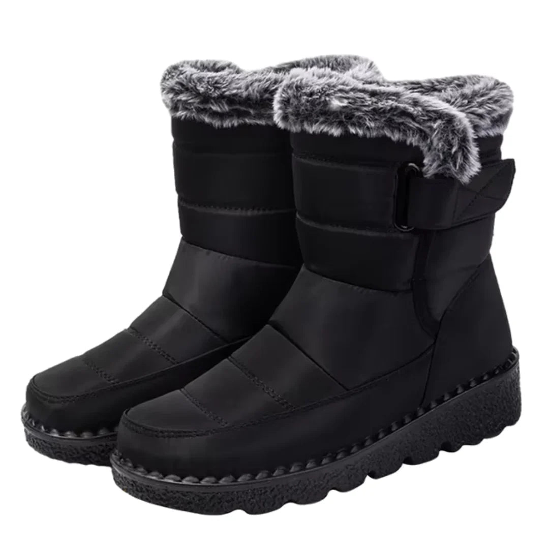 Kfirah - Snow Ankle Boots with Faux Fur