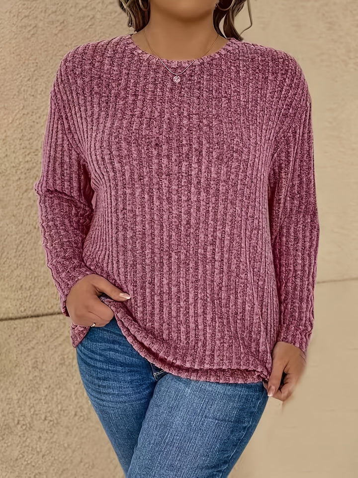 Katiya - Casual Loose Long Sleeve Sweater