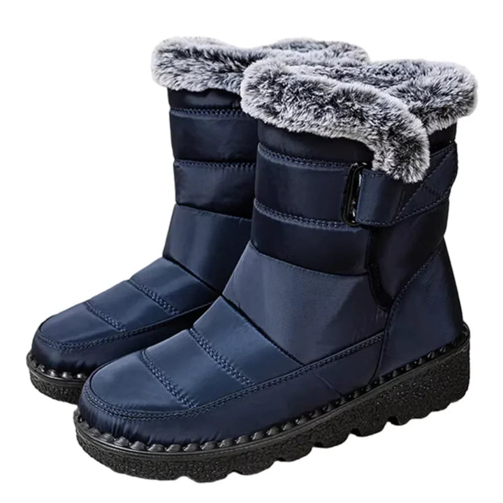 Kfirah - Snow Ankle Boots with Faux Fur