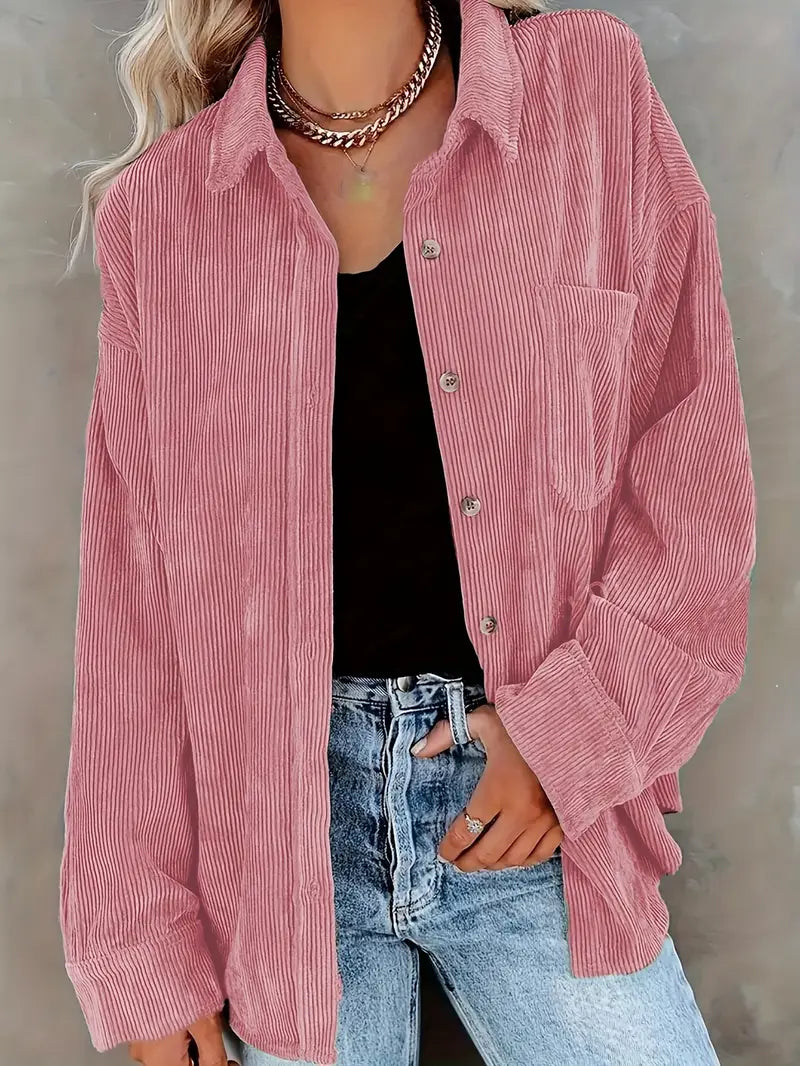 Irmela - Long Sleeve Button Shirt