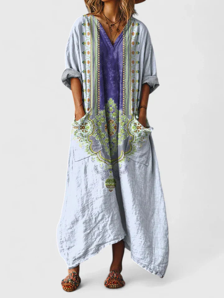 Ketzia - Elegant Long Dress with Pockets