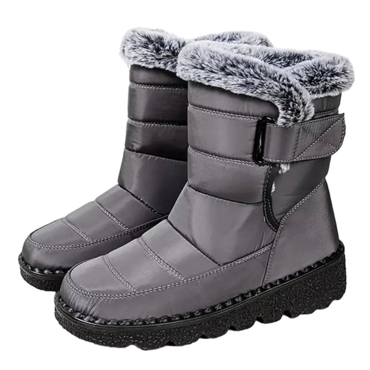Kfirah - Snow Ankle Boots with Faux Fur