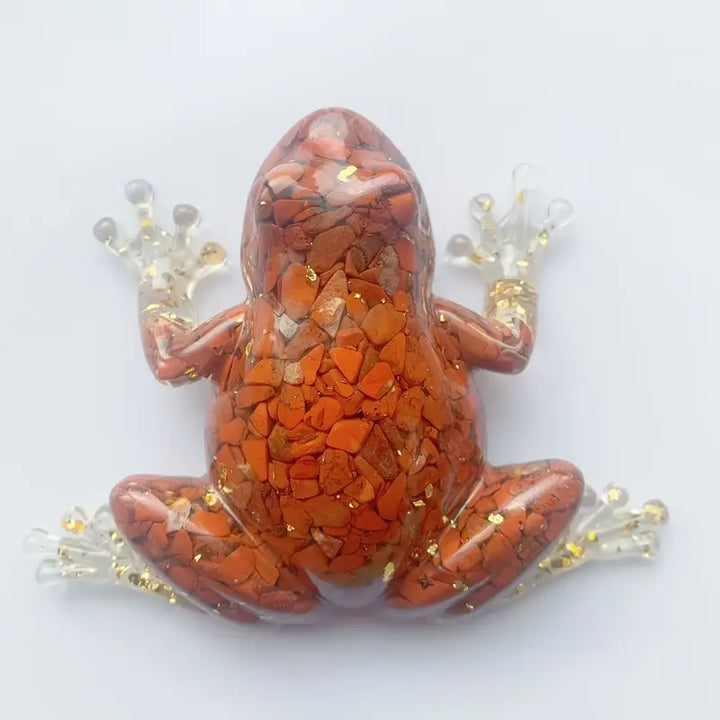 Frostone - Crystal Frog Sculpture For Home Decoration