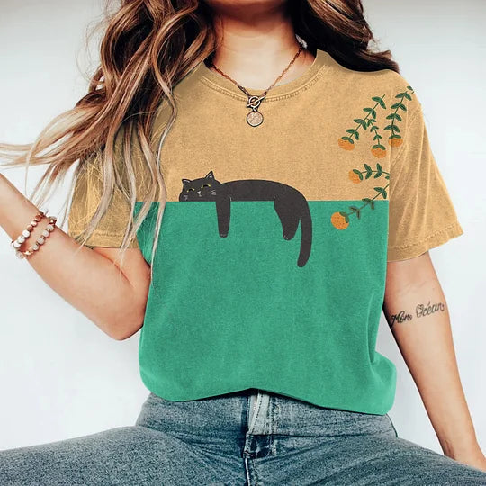 Nitsa - Elegant Spring T Shirt With Print