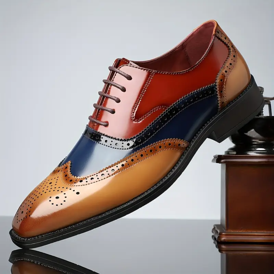 Shimon - Leather Oxford Shoes