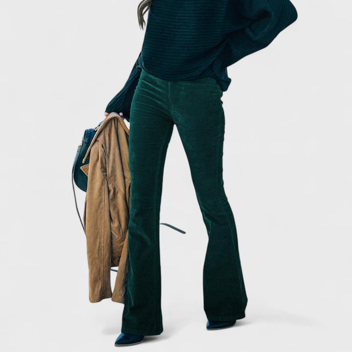 Arava - Corduroy Flared Trousers