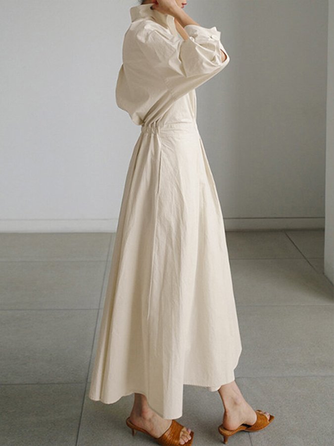 Priyanka - Elegant Long Sleeve Maxi Dress