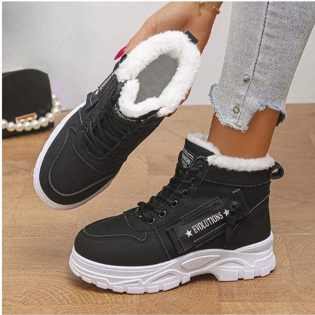 Fiadeacore - Warm Lace-up Winter Ankle Sneakers