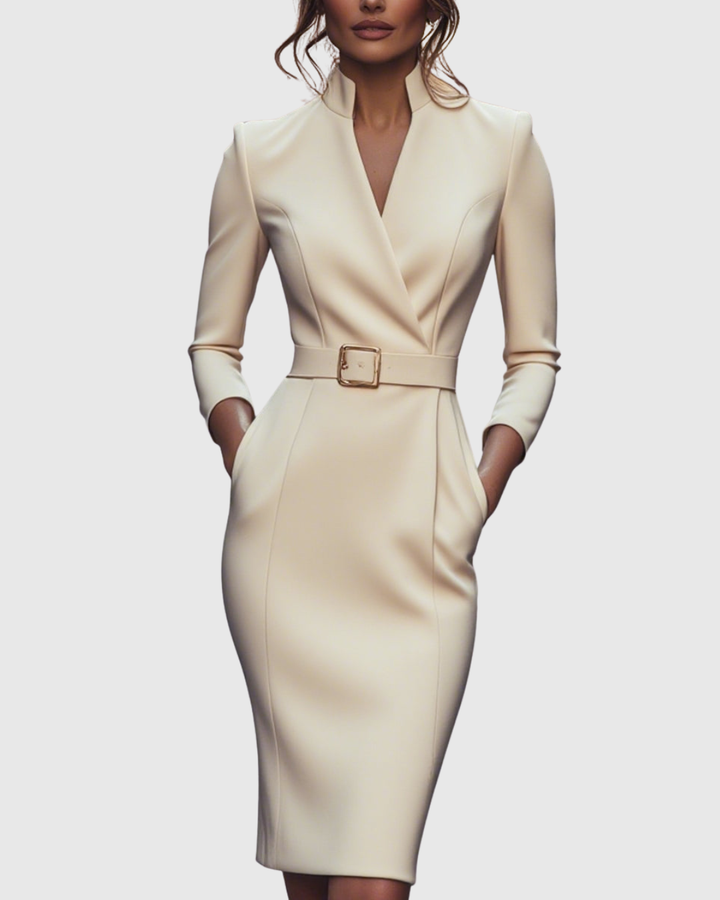 Meirav - Elegant Midi Dress