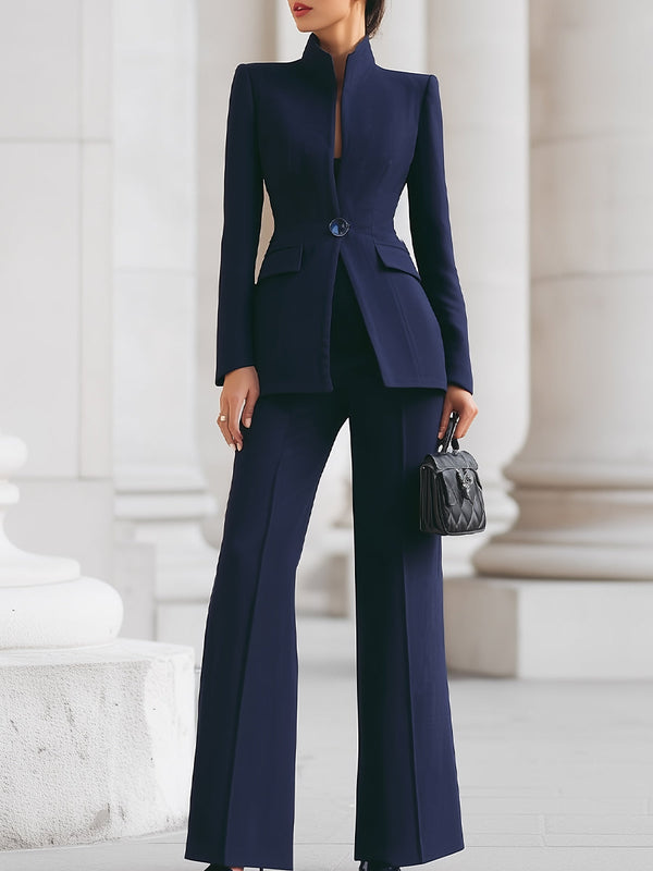 Riina - Elegant Blazer And Trouser Suit Set