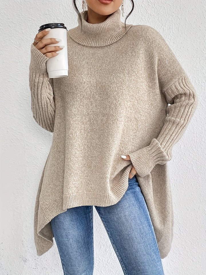 Tahlia - Matthias - Casual Asymmetrical Hem Hooded T-Shirt