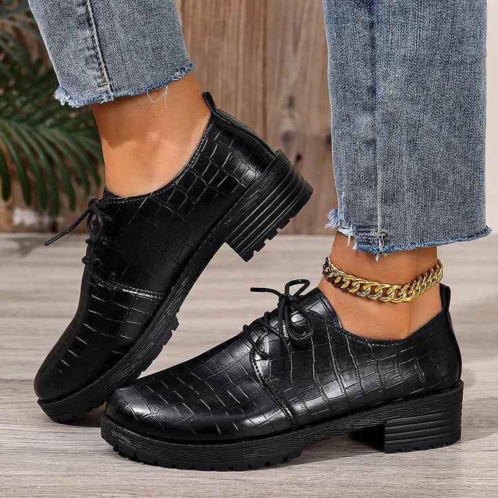 Niyra – Chunky Sole Lace-Up Derby Shoes