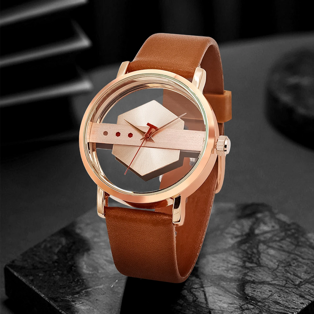 DialVorn - Geometric Dial Strap Watch