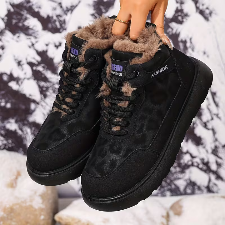 Elizia - Lace-Up Ankle Shoes with Thick Sole