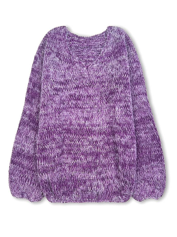 Lital - Elegant Soft Sweater With V-neck