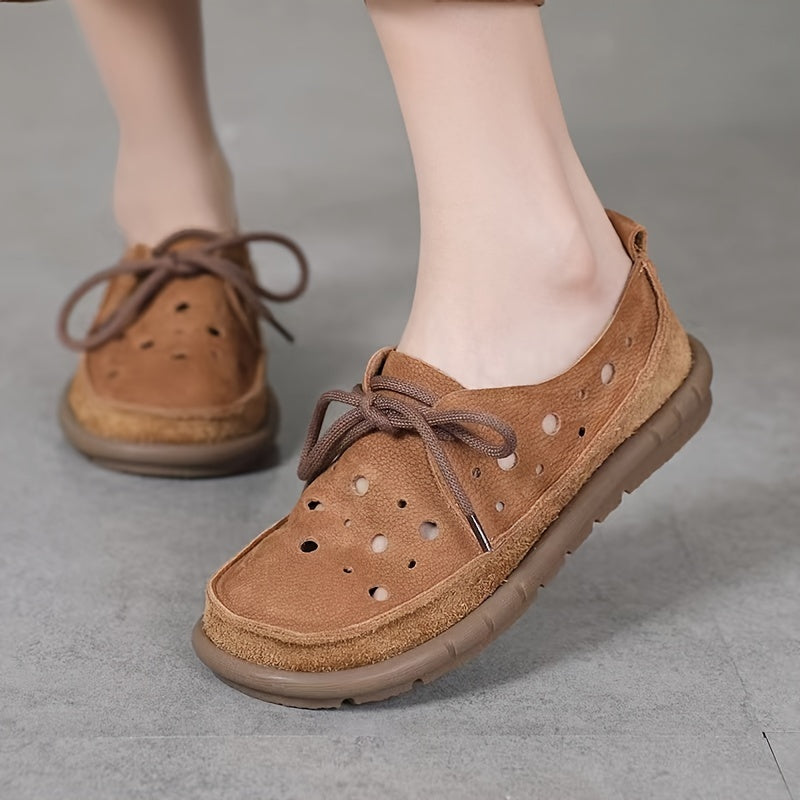 Tamsin - Casual Leather Non Slip Loafers