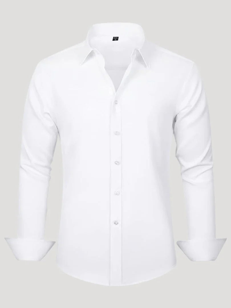 Bordon - Non-Iron Stretch Shirt With Button