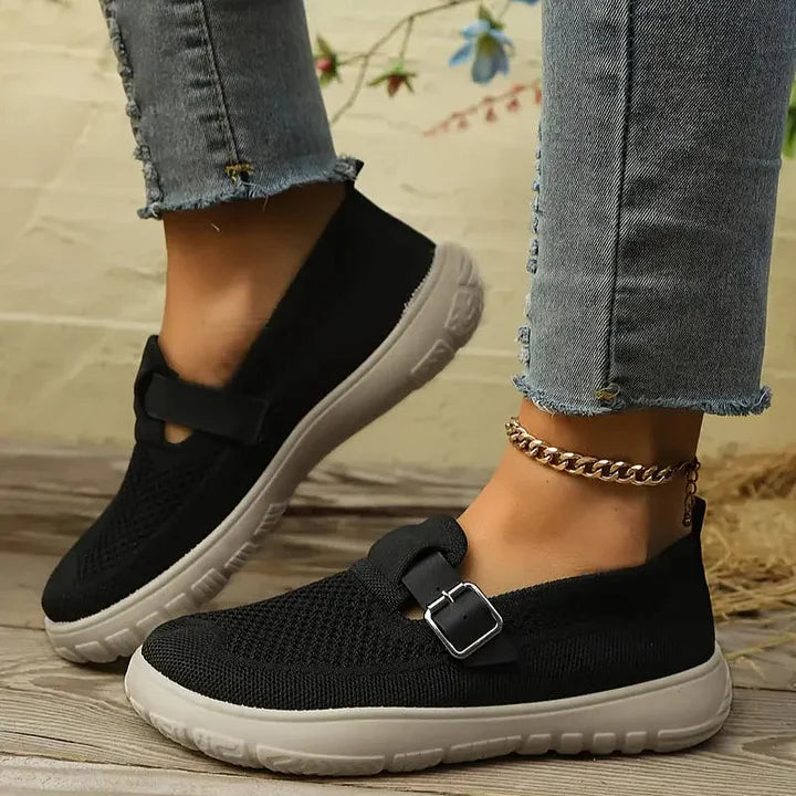 Liyana - Orthopedic Sneaker With Buckle Strap