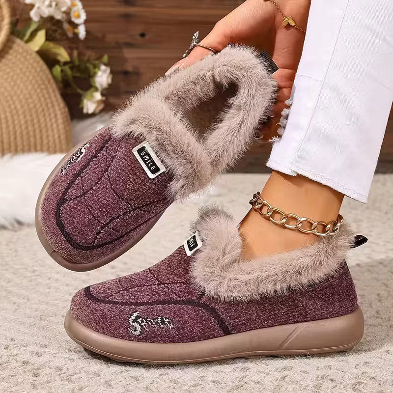 Nolani - Fashionable Faux Fur Winter Slippers
