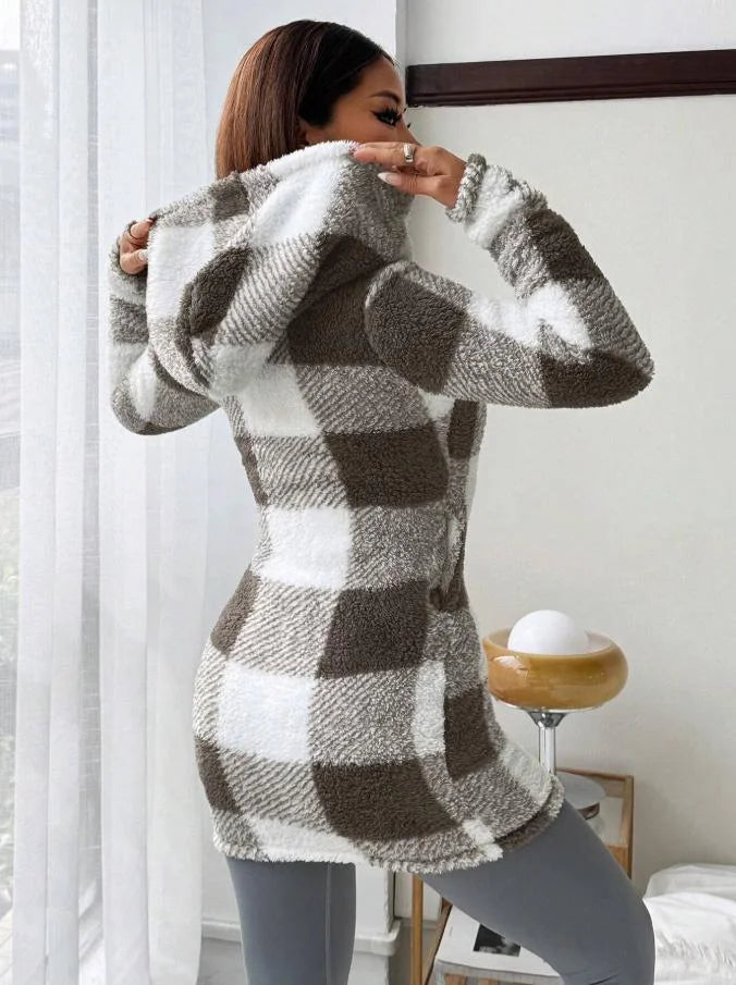 Tissaia - Stylish Hooded Jacket With Zipper