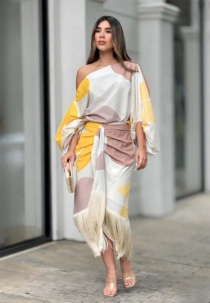 Glynis - Printed Two-Piece Set