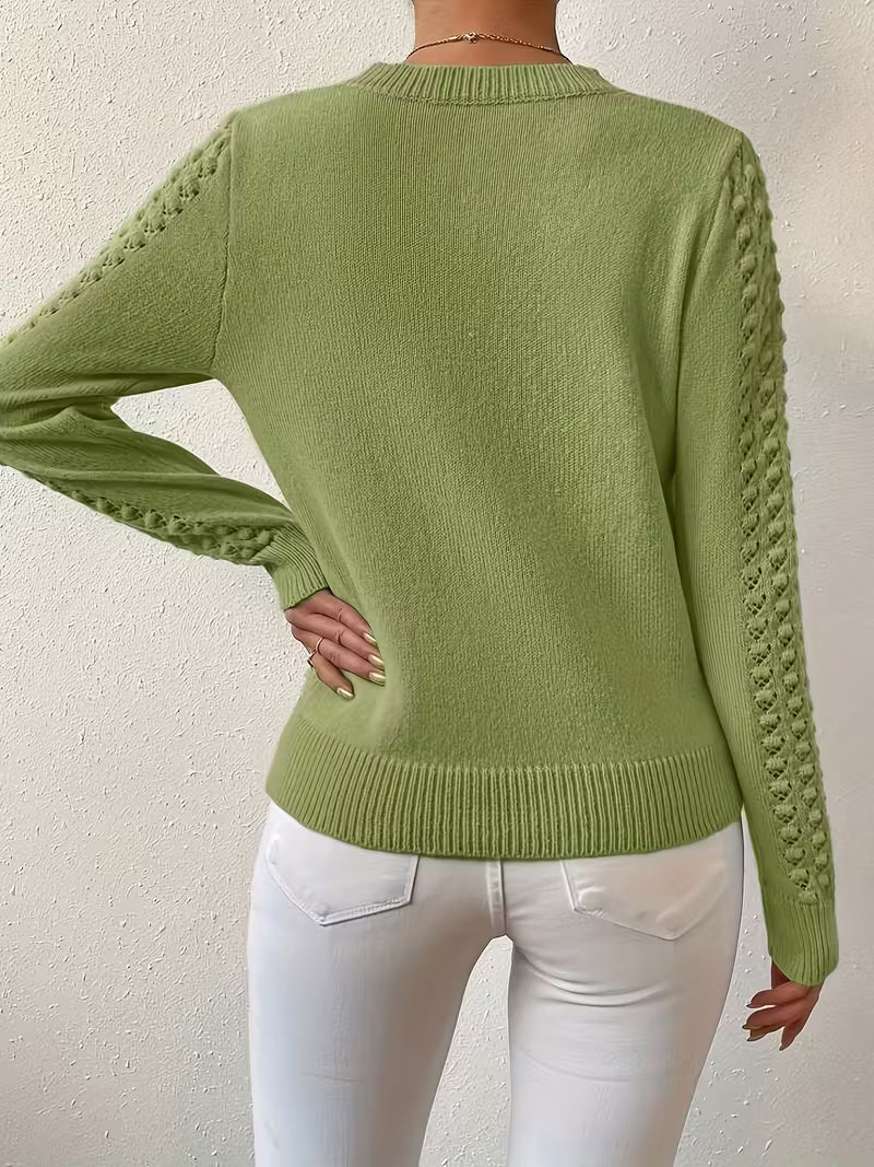 Shannen - Long Sleeve Knitted Sweater