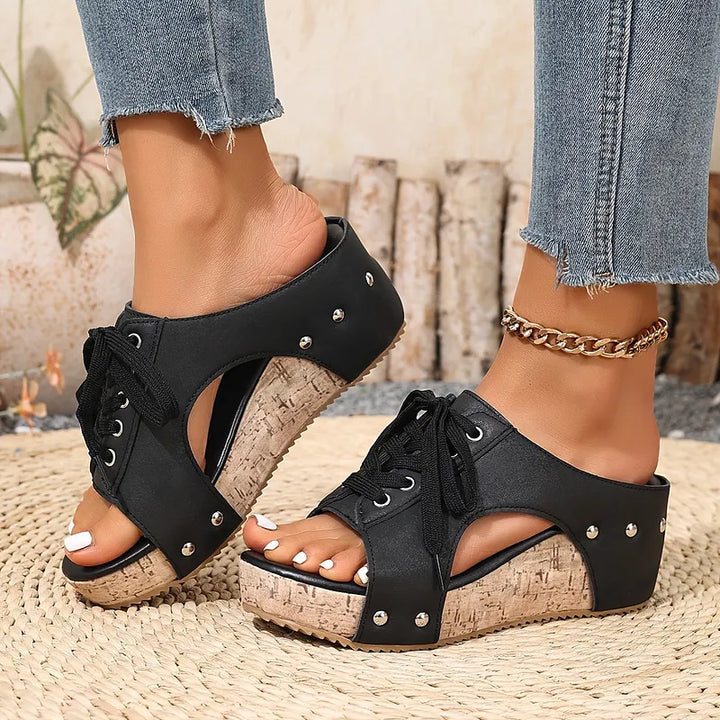 Nadiu - Comfortable Summer Wedge Slippers