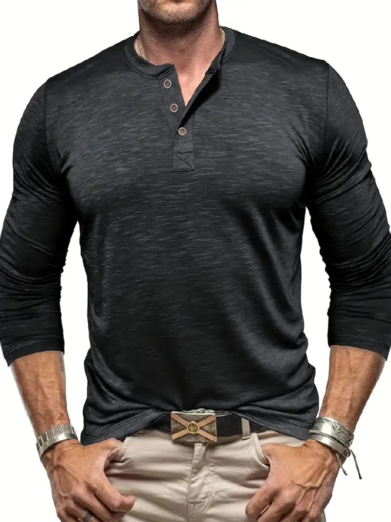 Randell - Casual Long Sleeve T-Shirt