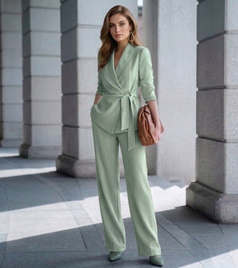 Asya - Elegant Casual Two-Piece Suit