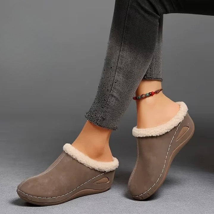 Martinez - Faux Fur Lined Slip-On Shoes