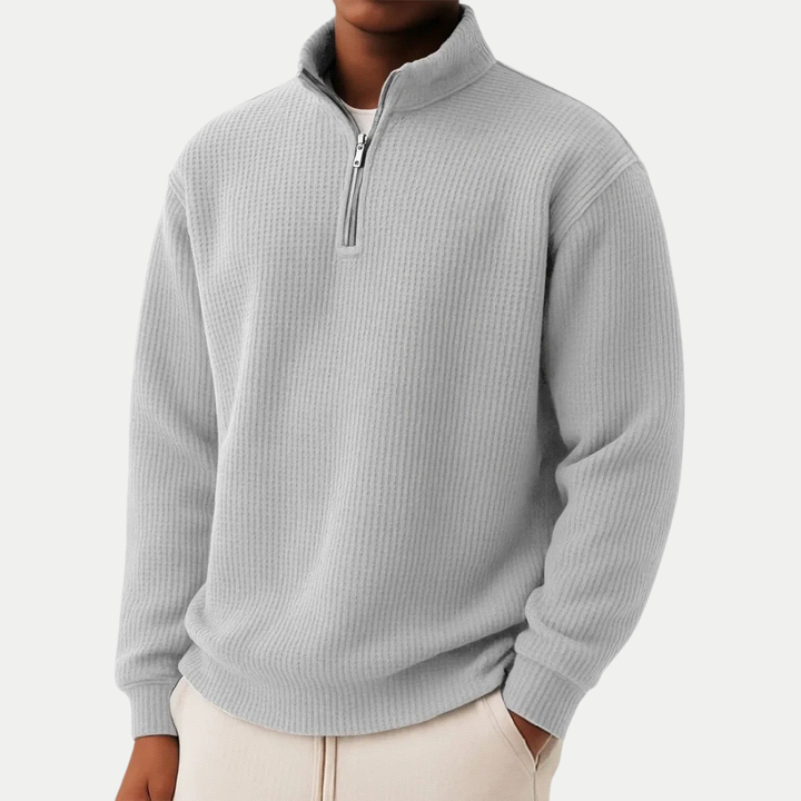 Shachar - Casual Zip-Up Sweater