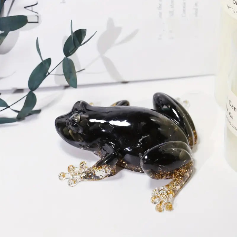 Frostone - Crystal Frog Sculpture For Home Decoration