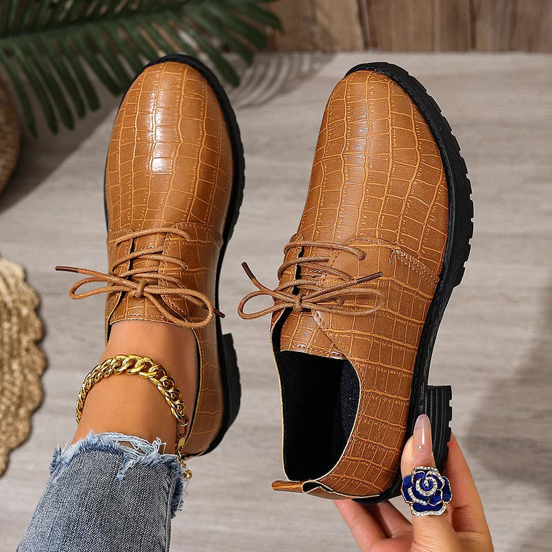 Niyra – Chunky Sole Lace-Up Derby Shoes