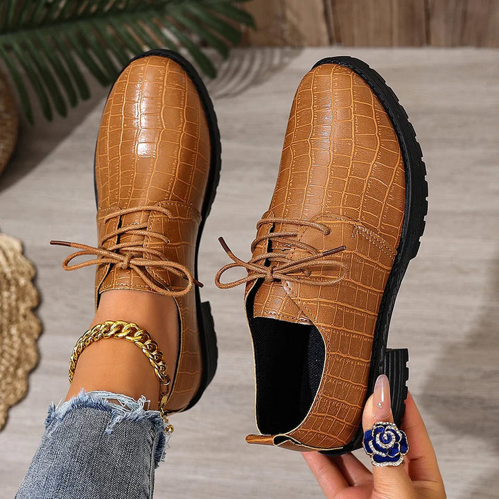 Niyra – Chunky Sole Lace-Up Derby Shoes