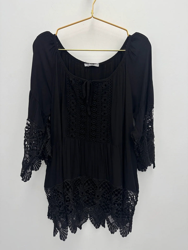 Lurdes - Stylish Shirt With Round Neck