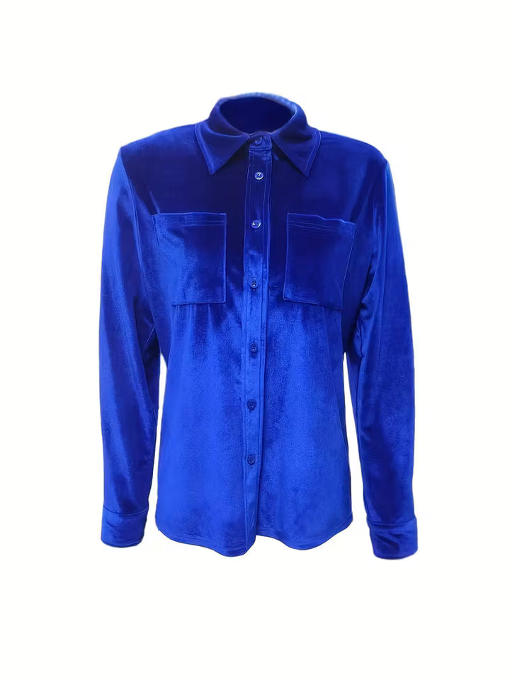 Hayden - Long Sleeve Shirt With Front Pockets