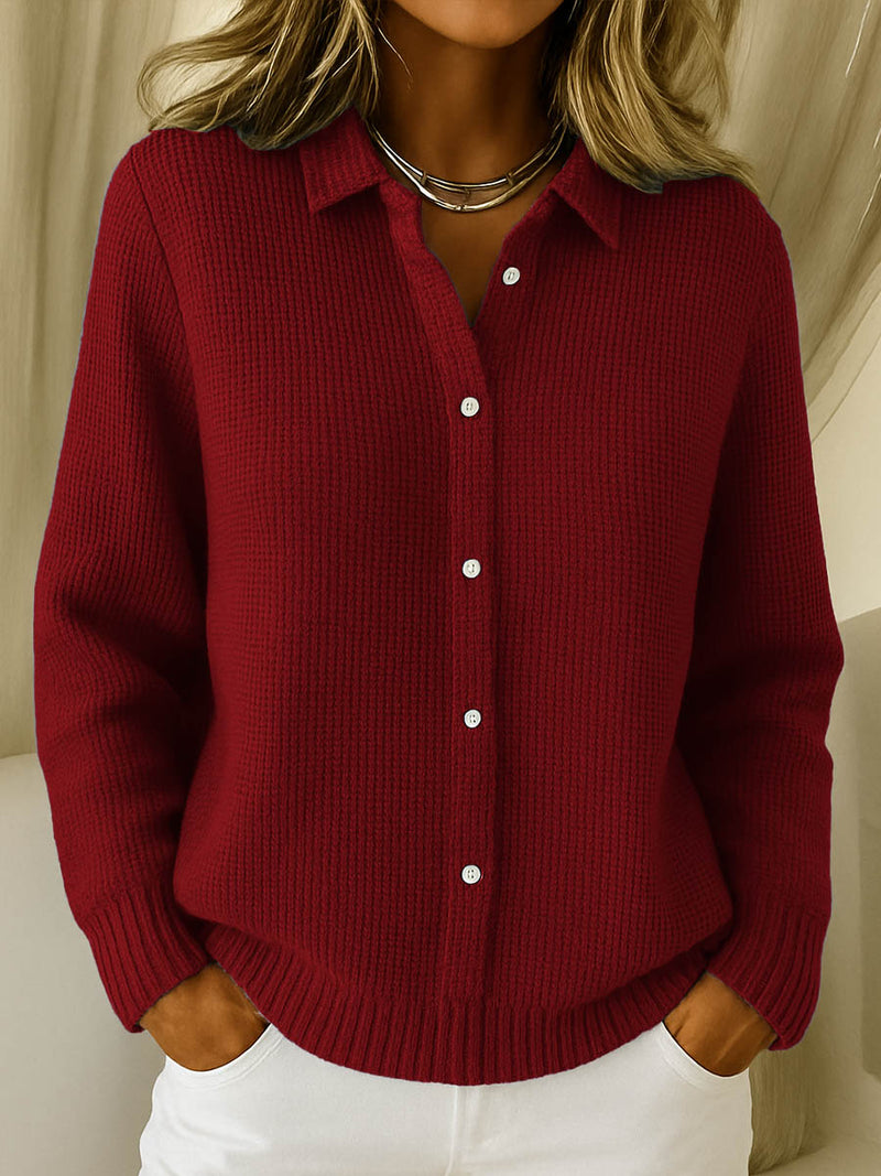 Nofar - Classic Button-Down Knitted Cardigan