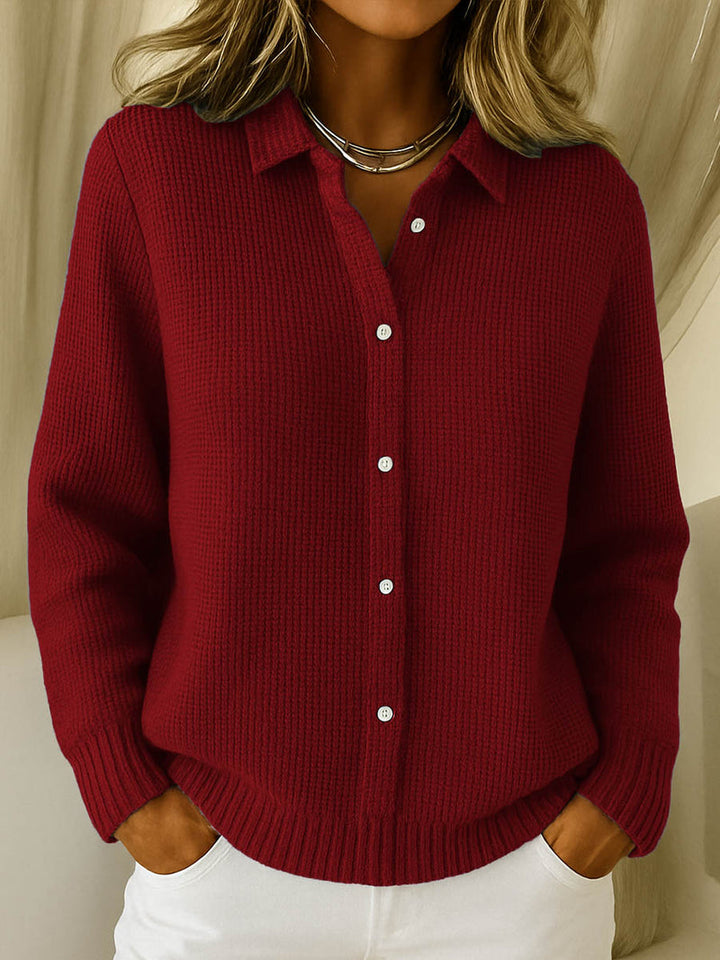 Nofar - Classic Button-Down Knitted Cardigan