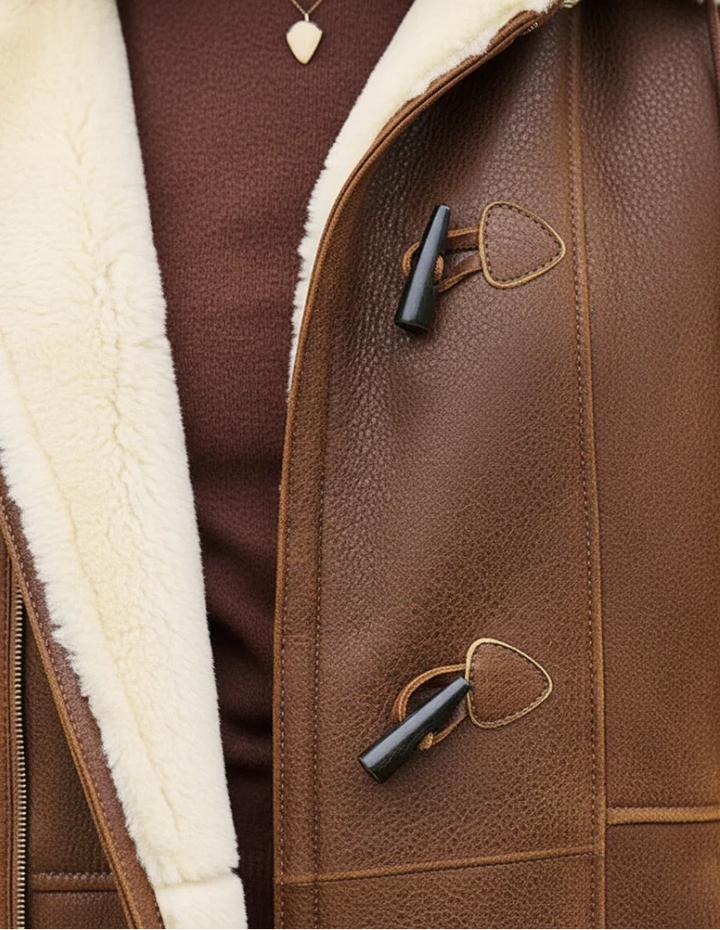 Zulika - Faux Suede Shearling Coat