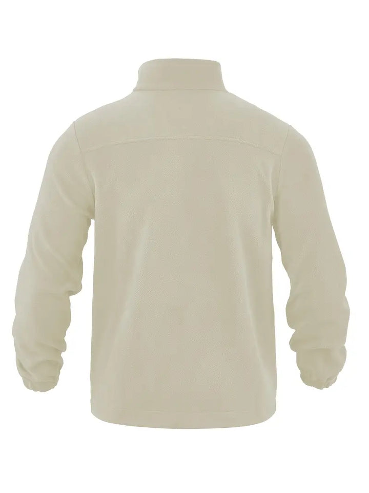 Barron - Casual Zip-Up Fleece Jacket With Pocket