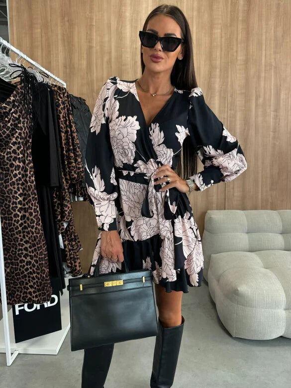 Adinda - Floral Print Mini Dress