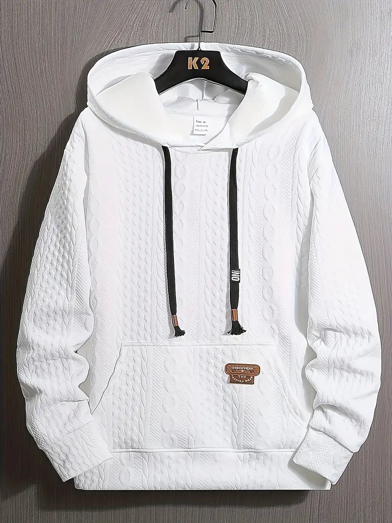 Pruitt - Long Sleeve Knitted Hoodie