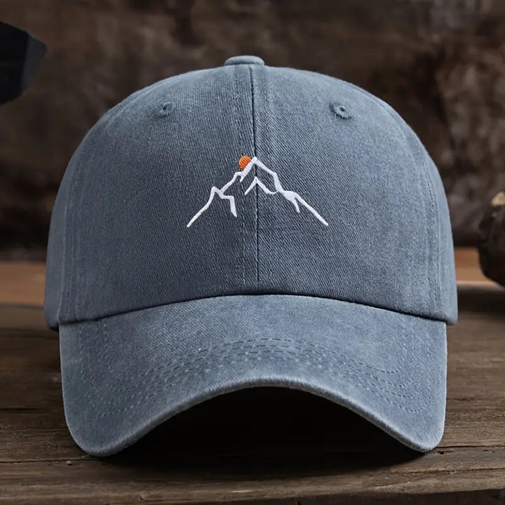 Ermil - Embroidered Mountain Peak Baseball Cap