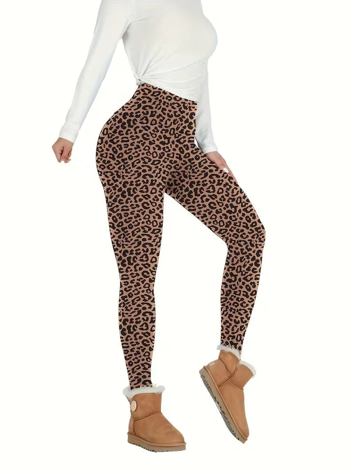 Clarelle - Thermal Fleece Lined High Waisted Leggings