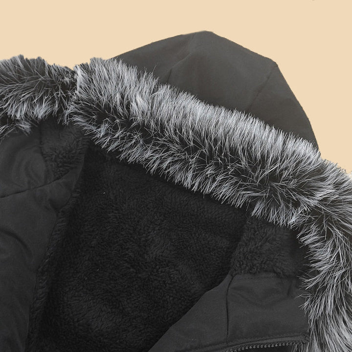 Aneliaitha - Windproof Hooded Parka Jacket