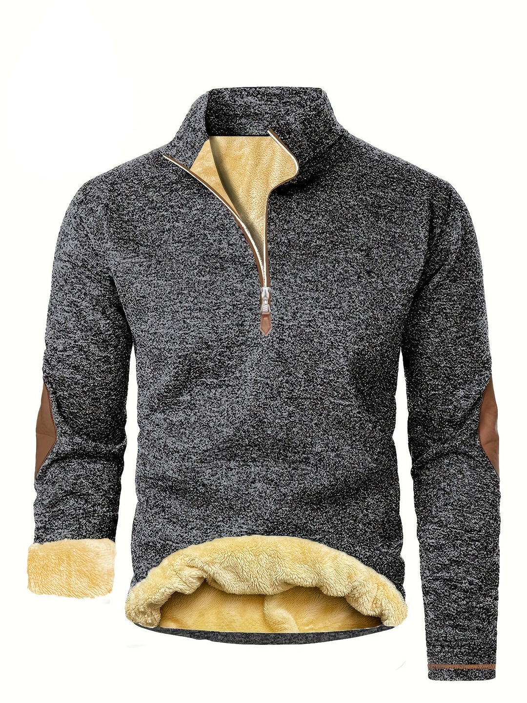 Quenin - Stand Up Collar Knitted Sweater
