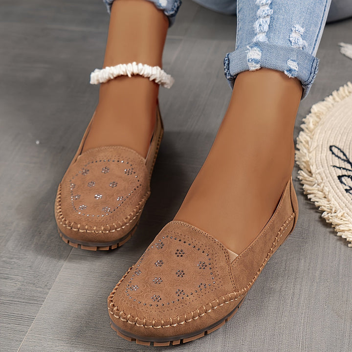 Lyrissa - Comfortable Stitched Shoes