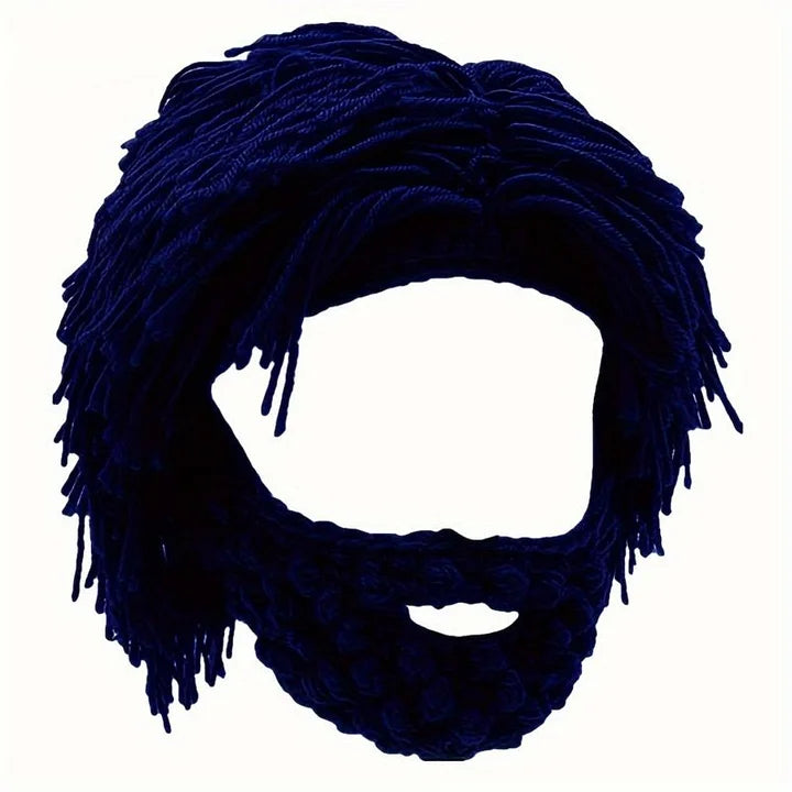 Grantley - Punk Style Beanie with Attached Straight Hair Wig